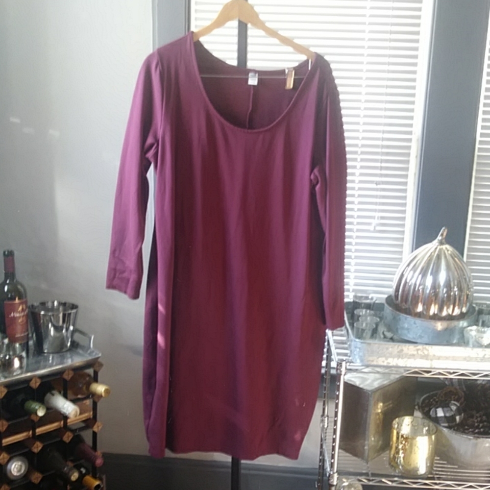 Old Navy Burgundy Dress 2X